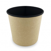 ROUND BOWL 400 black wood