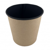 ROUND BOWL 500 black wood