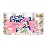 Бумага туалетная Familia TRIO 3 слоя, 8 шт.