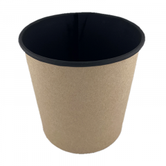 ROUND BOWL 500 black wood