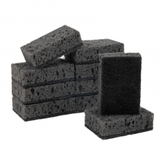 Губки для посуды крупнопористая Perfera Total black 97х64х30 мм 10 шт.