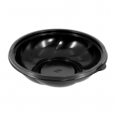 Салатник тарелка черная 900 мл. ПС
