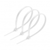 Хомуты 300х3,6 пластиковые, белые / СИБРТЕХ 45531