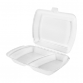 Ланч-бокс ЛБ-2 белый 247х208х63 мм. 