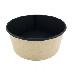ROUND BOWL 750 black wood
