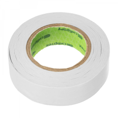 Изолента ПВХ 19х20 Белая СИБРТЕХ