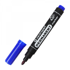Маркер синий 2,5мм круглый (термостойкие чернила) CENTROPEN 8566 С