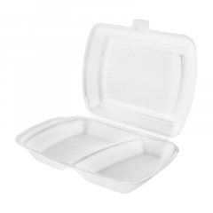 Ланч-бокс ЛБ-2 белый 247х208х63 мм. 